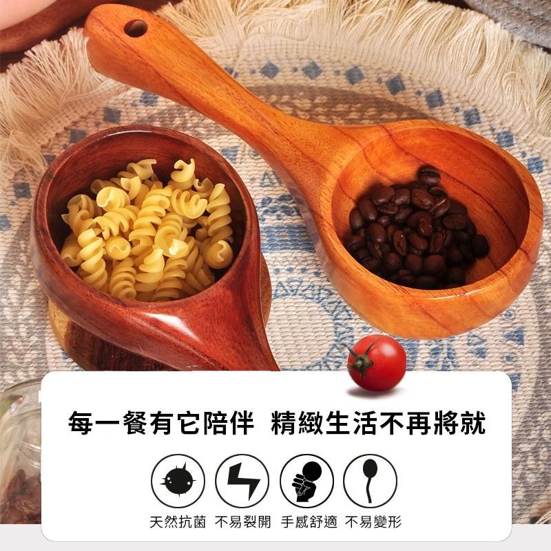 ❤️ 台灣現貨【大湯匙】木湯匙 韓式餐勺 木飯勺 大湯勺 水瓢 吃播 水勺 淘米勺 大木勺 原木餐具 D198-細節圖2