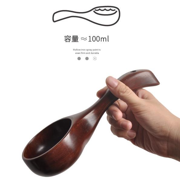 ❤️ 台灣現貨【大湯匙】木湯匙 韓式餐勺 木飯勺 大湯勺 水瓢 吃播 水勺 淘米勺 大木勺 原木餐具 D198-細節圖4