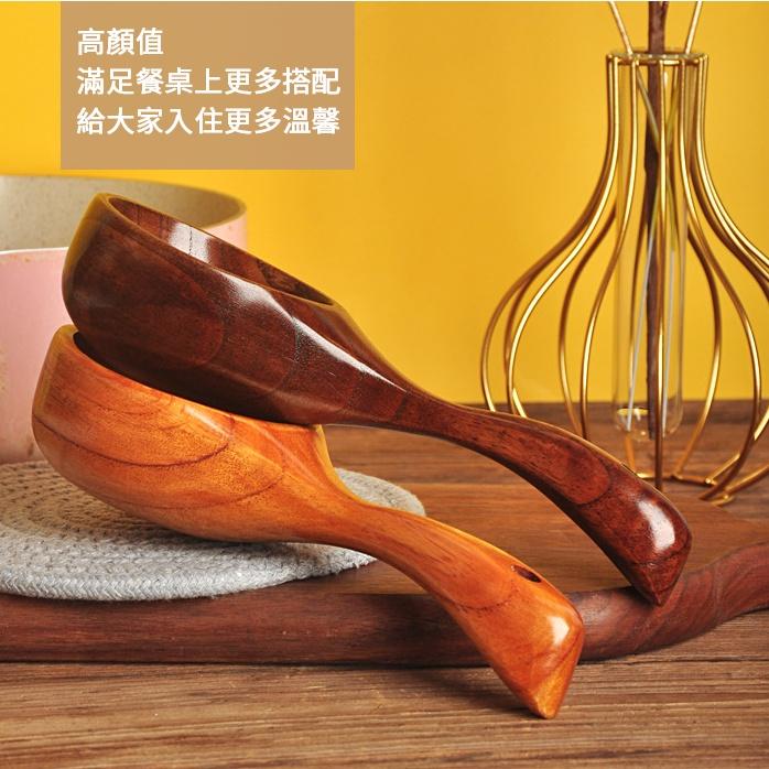 ❤️ 台灣現貨【大湯匙】木湯匙 韓式餐勺 木飯勺 大湯勺 水瓢 吃播 水勺 淘米勺 大木勺 原木餐具 D198-細節圖6