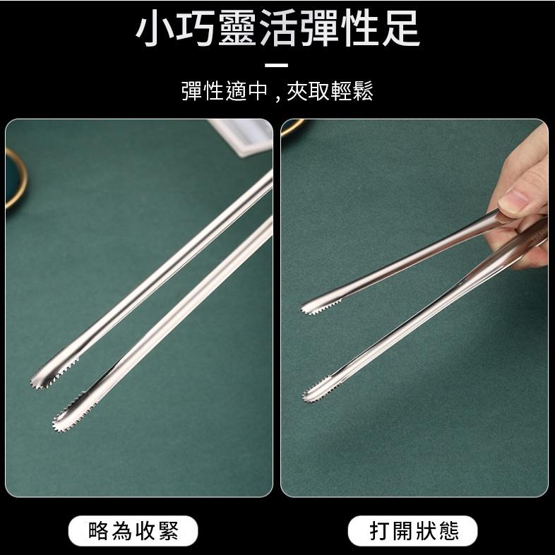 ❤️ 台灣現貨【細長款食物夾】食物夾 燒烤夾 燒肉夾 不鏽鋼夾 烤肉夾 防燙夾 304不鏽鋼 日式烤肉夾 餐廳 D227-細節圖7