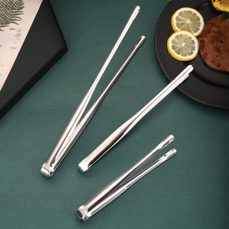 ❤️ 台灣現貨【細長款食物夾】食物夾 燒烤夾 燒肉夾 不鏽鋼夾 烤肉夾 防燙夾 304不鏽鋼 日式烤肉夾 餐廳 D227-細節圖8