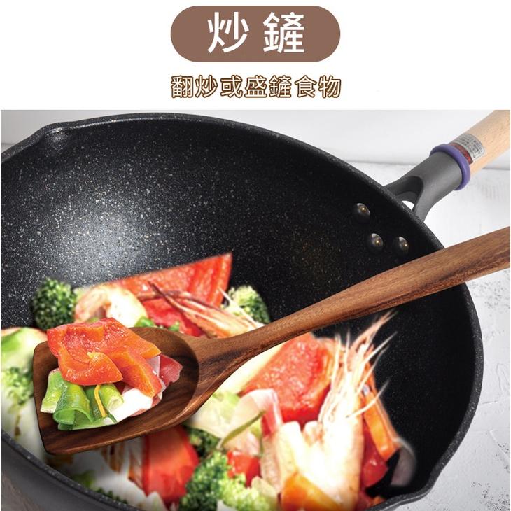 ❤️ 台灣現貨【相思木廚具】鍋鏟 木鏟 湯勺 飯匙 沙拉叉 木廚具 炒菜用具 料理用具 不沾鍋專用廚具 木餐具 D042-細節圖2