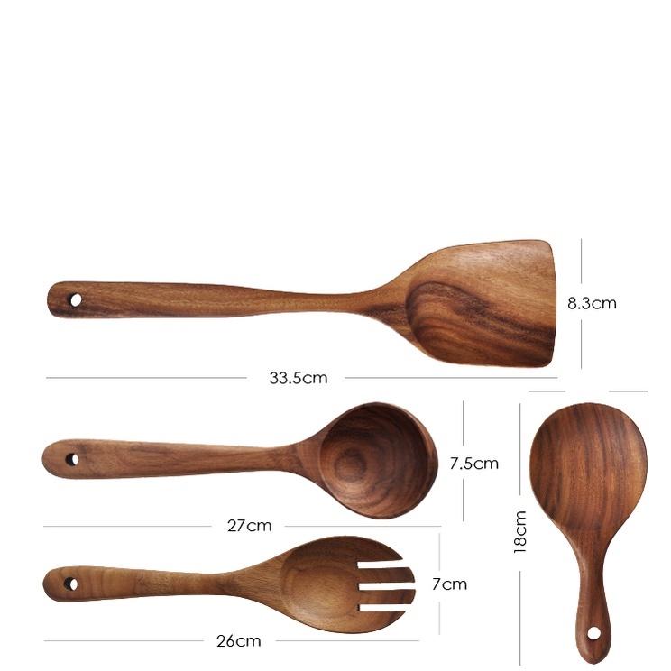 ❤️ 台灣現貨【相思木廚具】鍋鏟 木鏟 湯勺 飯匙 沙拉叉 木廚具 炒菜用具 料理用具 不沾鍋專用廚具 木餐具 D042-細節圖8
