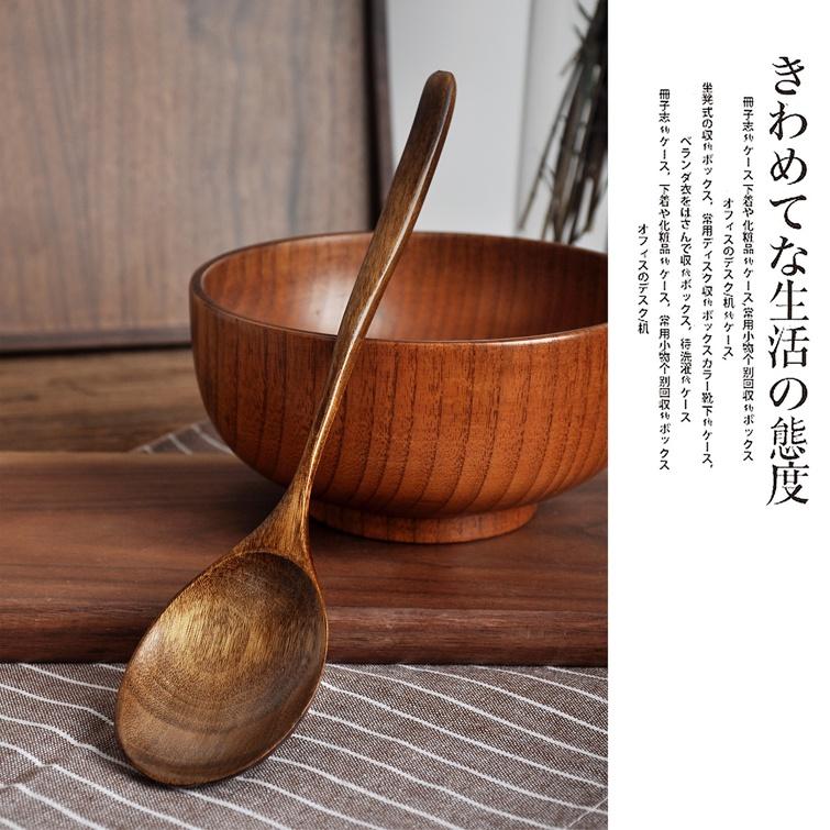 ❤️️ 台灣現貨【楠木飯勺】大飯勺 圓口勺 木勺 飯匙 湯匙 木餐具 便攜餐具 勺子 餐廳餐具 長柄勺 公勺 D046-細節圖2