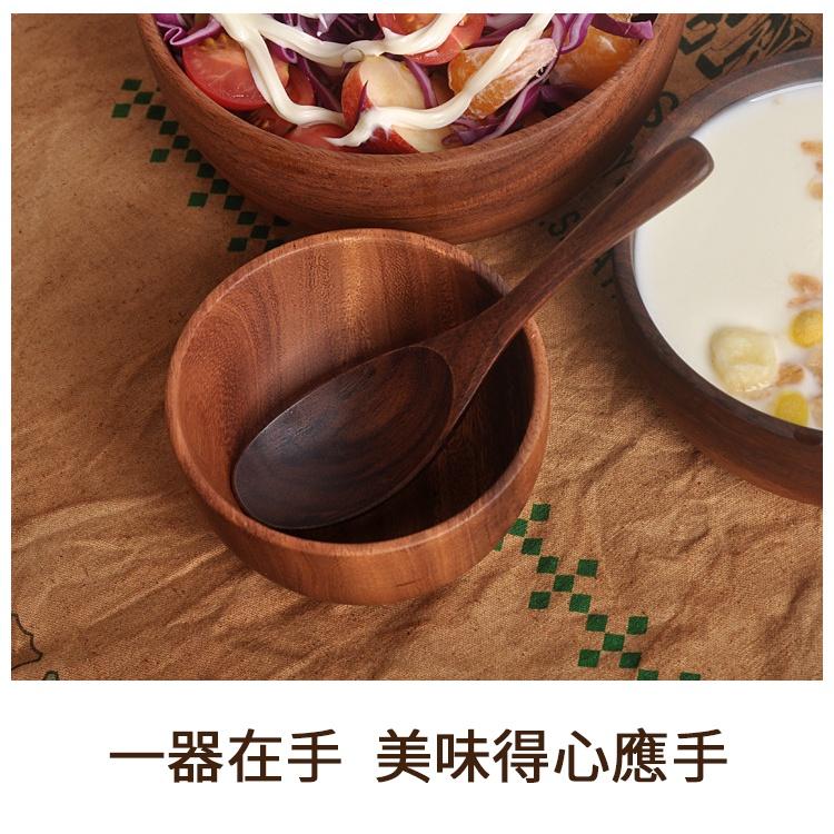 ❤️ 台灣現貨【木餐碗】相思木碗 酸棗木碗 沙拉碗 飯碗 湯碗 麵碗 食器 木盆 大飯碗 餐桌擺設 D196-細節圖4