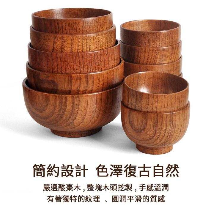 ❤️ 台灣現貨【木餐碗】相思木碗 酸棗木碗 沙拉碗 飯碗 湯碗 麵碗 食器 木盆 大飯碗 餐桌擺設 D196-細節圖8