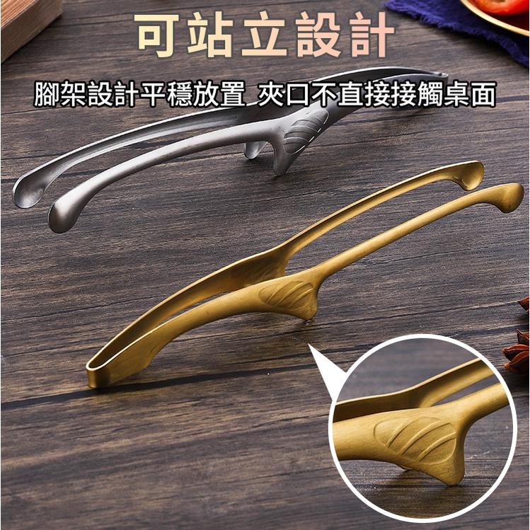 ❤️️ 台灣現貨【站立式燒烤夾】食物夾 燒肉夾 不銹鋼夾 烤肉夾 站立夾 304不鏽鋼 日式烤肉夾 餐廳專用 D098-細節圖8