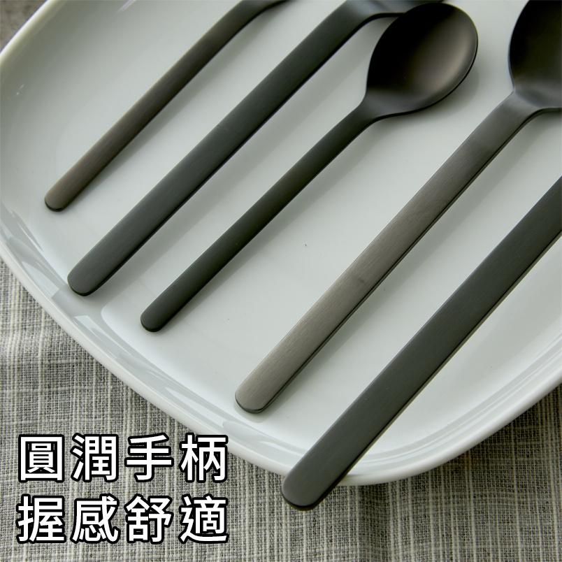 ❤️ 台灣現貨【燕三條消光鈦黑餐具】燕三條 餐刀 餐叉 餐勺 湯匙 甜點叉 不鏽鋼 兒童餐具 日本餐具 日本製 D177-細節圖3