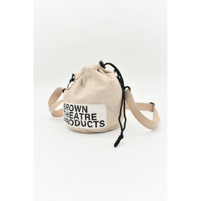 [滿額免運] 日本設計款THEATRE PRODUCTS斜背束口標籤包-細節圖2