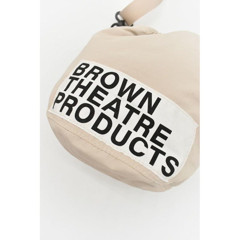 [滿額免運] 日本設計款THEATRE PRODUCTS斜背束口標籤包-細節圖3