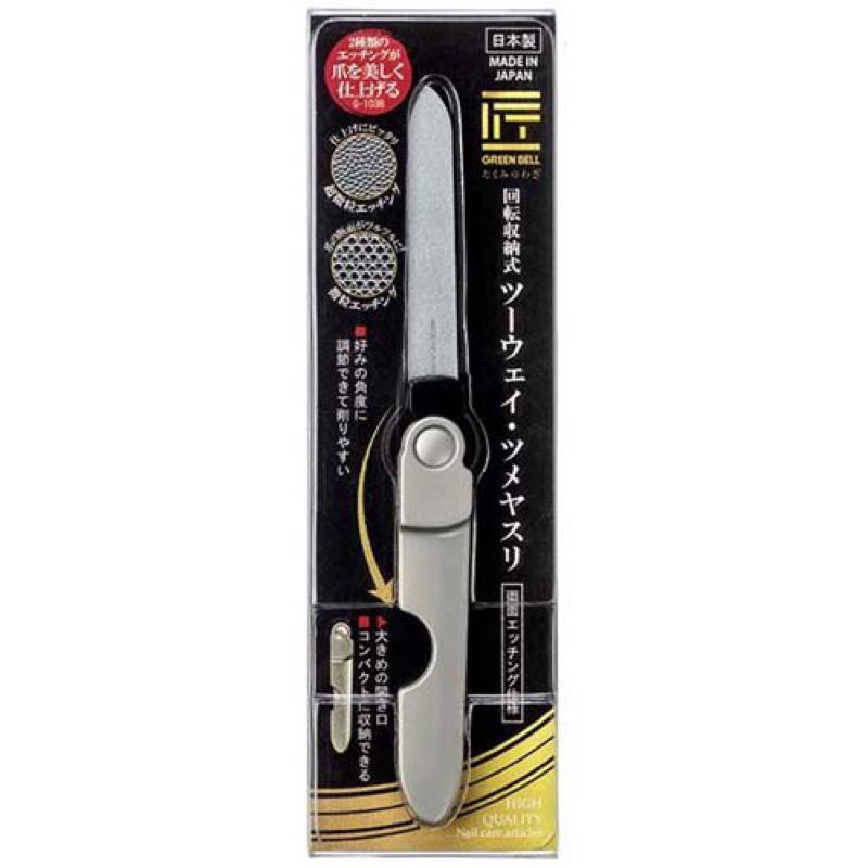 [滿額免運] 日本製 匠之技指甲剪手部足部GREEN BELL 匠の技不鏽鋼指甲刀 銼刀-細節圖7