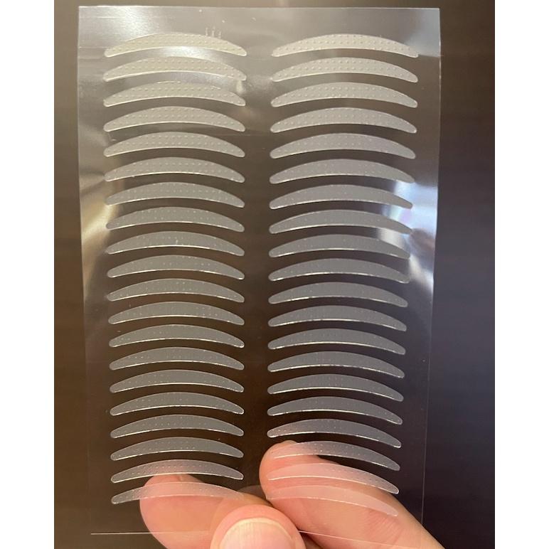 [滿額免運] 蕾絲透明雙眼皮貼 橄欖型 網狀 自然隱形 無痕 透氣 膚色 透明 10副 20副 新秘 上妝必備 抖音同款-細節圖4