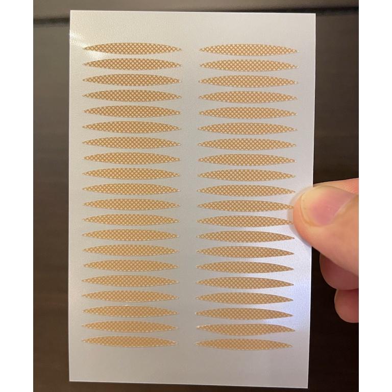 [滿額免運] 蕾絲透明雙眼皮貼 橄欖型 網狀 自然隱形 無痕 透氣 膚色 透明 10副 20副 新秘 上妝必備 抖音同款-細節圖6