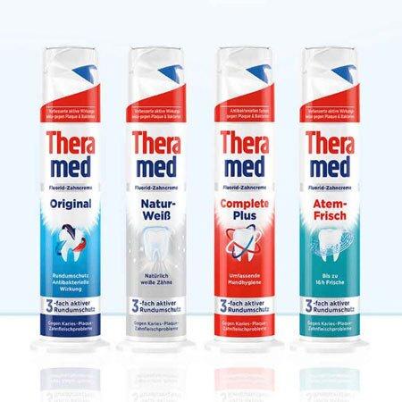 [滿額免運]德國正品Theramed 德拉美 站立式牙膏 100ml 多效護齦/固齒防蛀/長效清新/去漬亮白 德國原裝-細節圖2