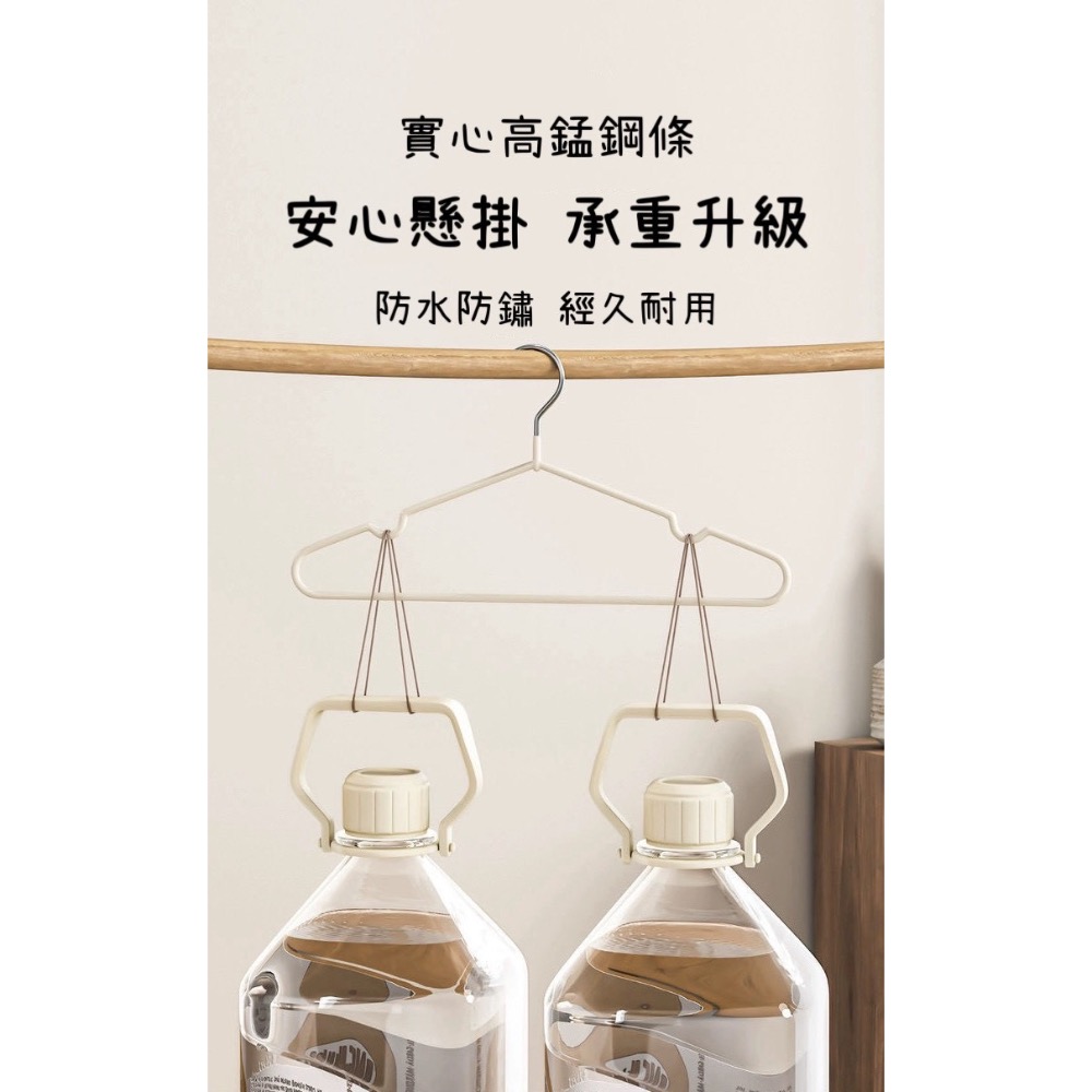 加粗加厚防滑凹槽衣架子-細節圖3