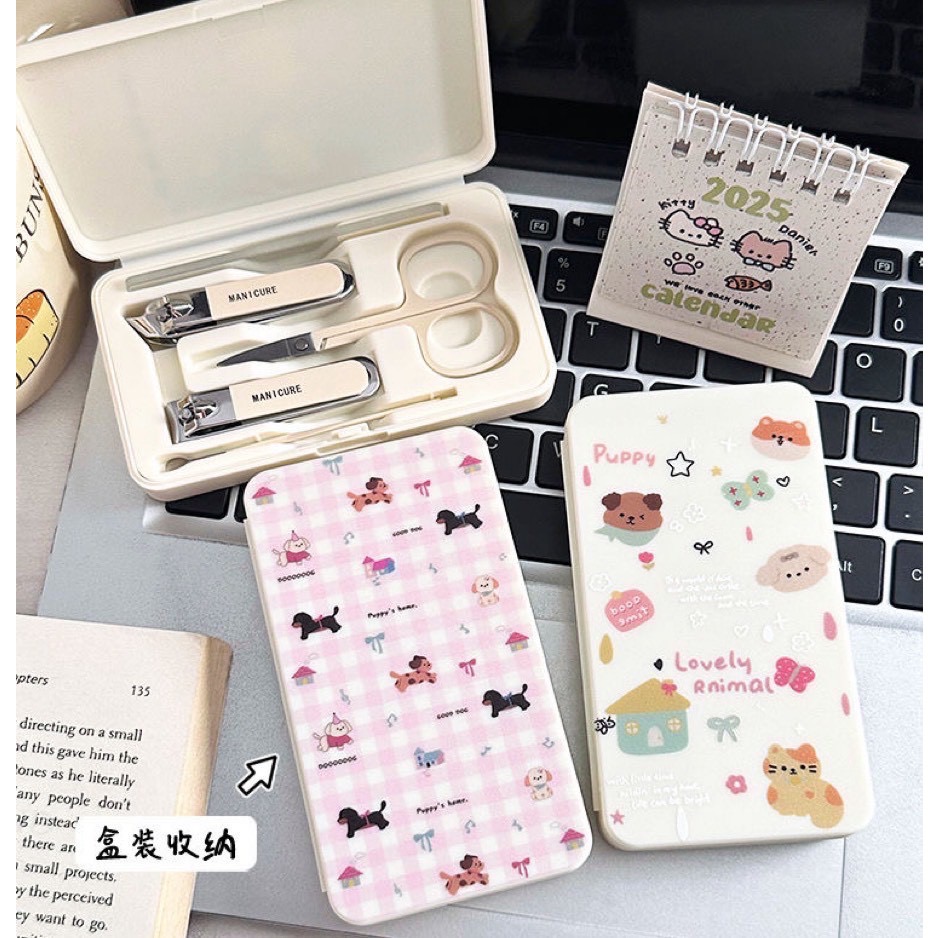 ins高顏值可愛指甲刀套組-細節圖2