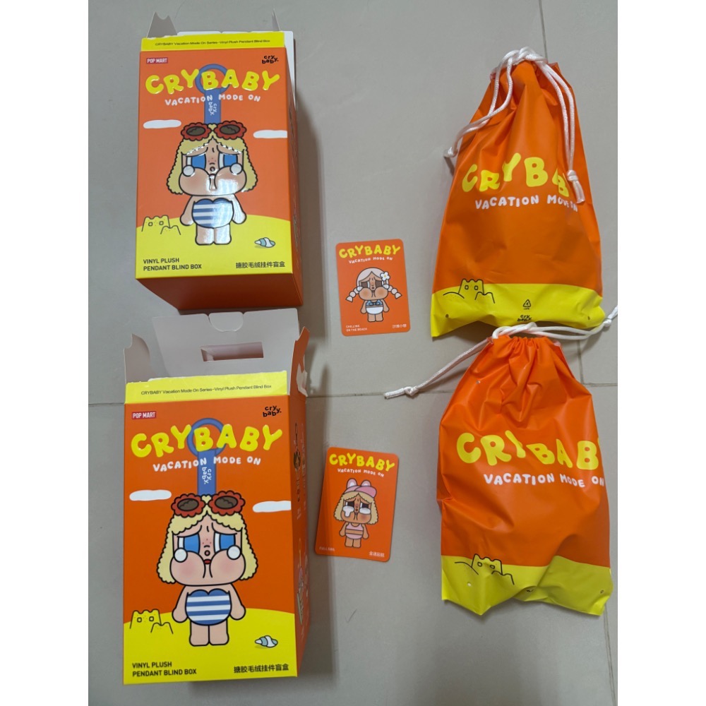 POP MART 泡泡瑪特 CRYBABY Vacation Mode On （沙灘小憩）-細節圖5