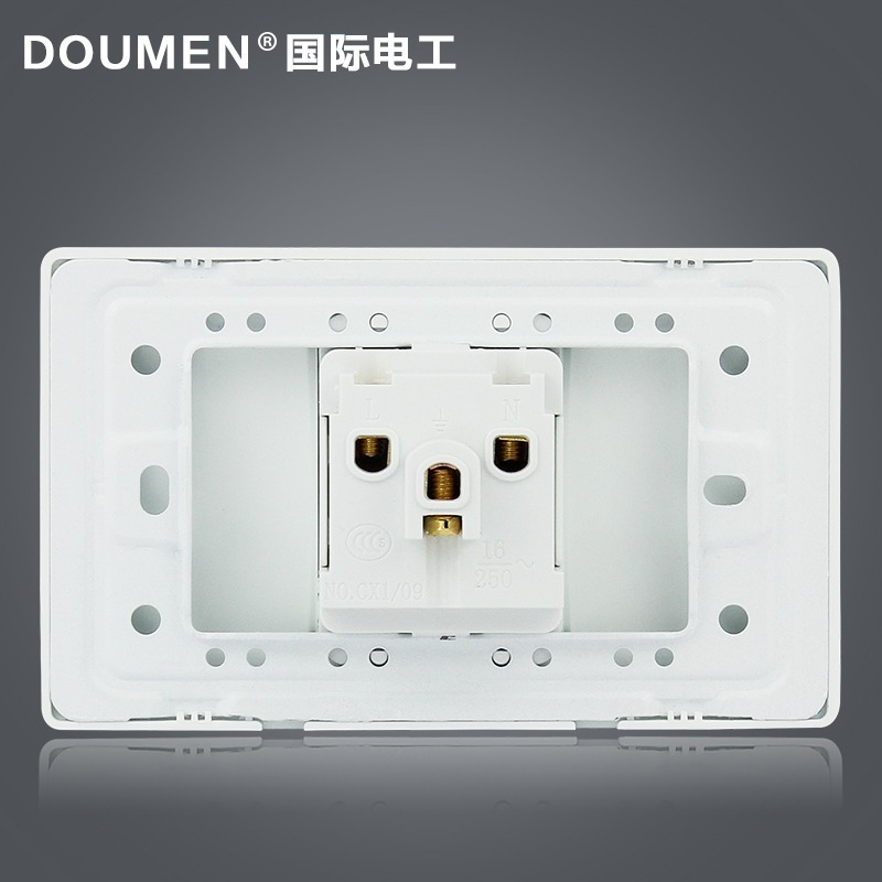 『台灣現貨』 大陸電器使用 台灣插座含面板 台灣面板可直接更換 一般小家電使用10A，冷氣 吃重電 請買16A-細節圖2