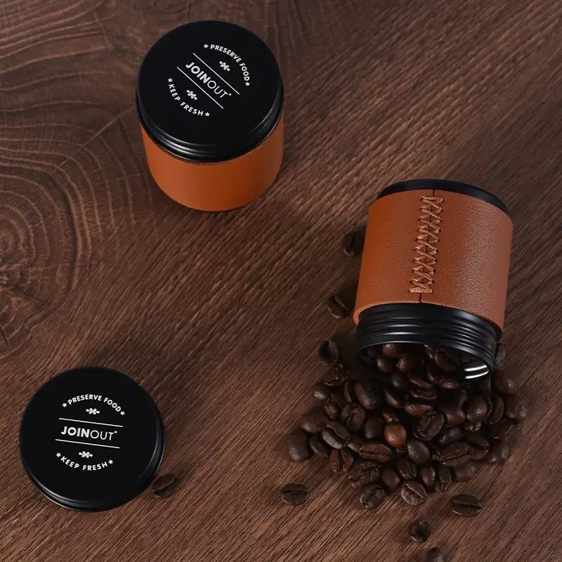 現貨供應 念咖啡 • 用心的香氣 NenCoffee精品莊園 咖啡 儲豆罐 密封罐 防潮 外出 隨身 攜帶 鋁製 收納-細節圖8