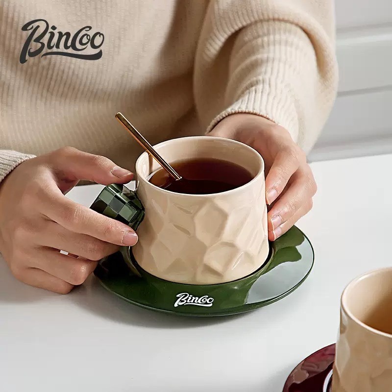 現貨供應 念咖啡 • 用心的香氣 NenCoffee精品莊園 Bincoo 陶瓷 咖啡杯 馬克杯 水杯 下午茶 魔方 勺-細節圖4