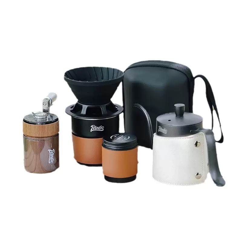 現貨供應 念咖啡 • 用心的香氣 NenCoffee精品莊園 Bincoo 戶外 露營 手沖 咖啡套裝 手磨 器具 便攜-細節圖7