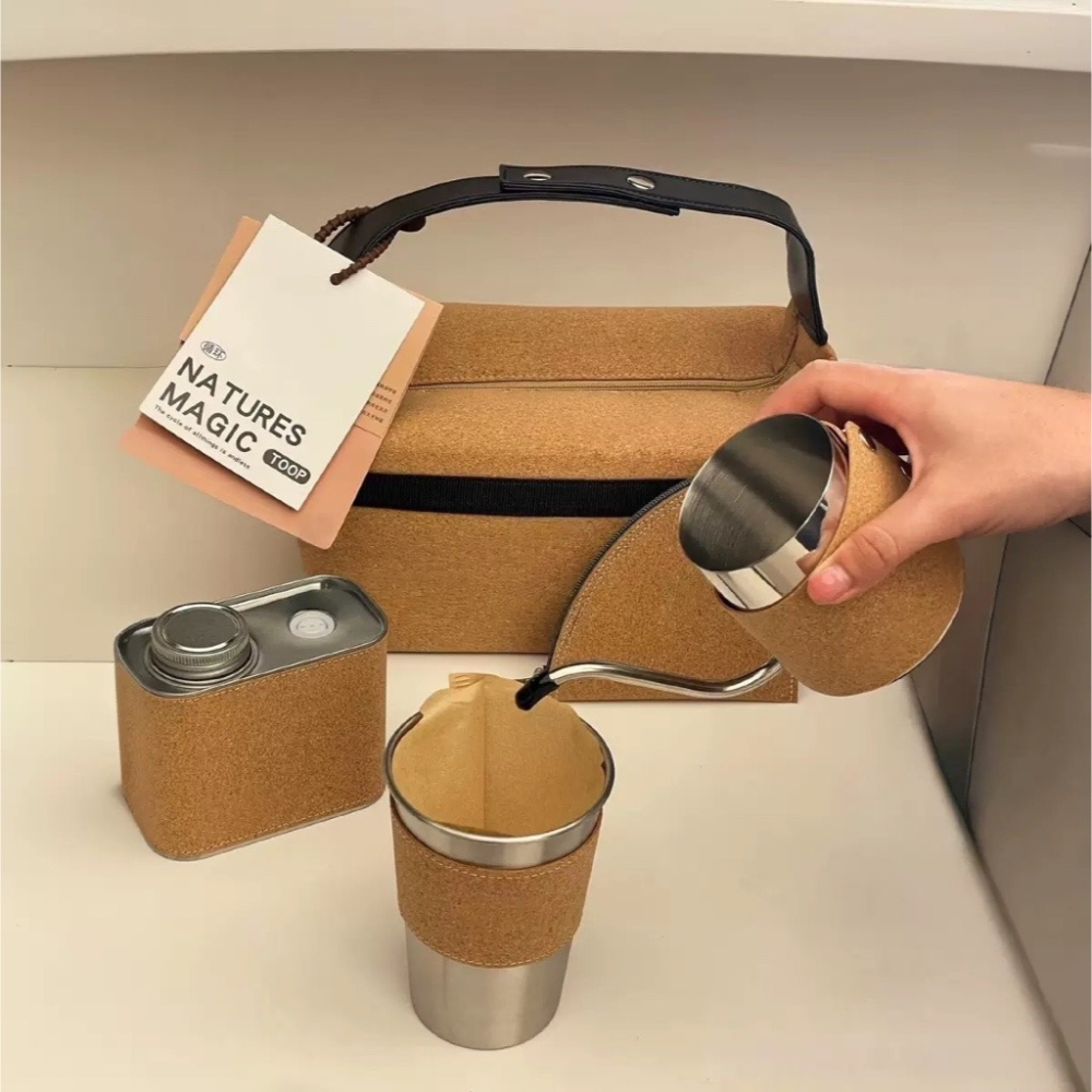 現貨供應 念咖啡 • 用心的香氣 NenCoffee精品莊園 Bincoo 戶外 露營 手沖 咖啡套裝 手磨 器具 便攜-細節圖2