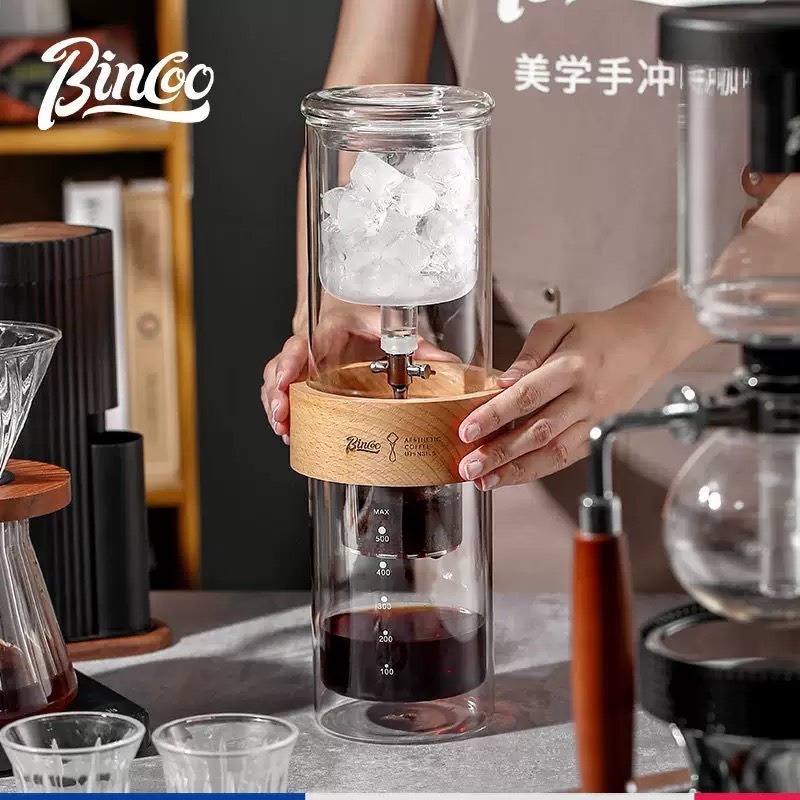 現貨供應 念咖啡 • 用心的香氣 NenCoffee精品莊園 Bincoo 冰滴 咖啡 套裝 雙層 玻璃 手沖 冷萃-細節圖5