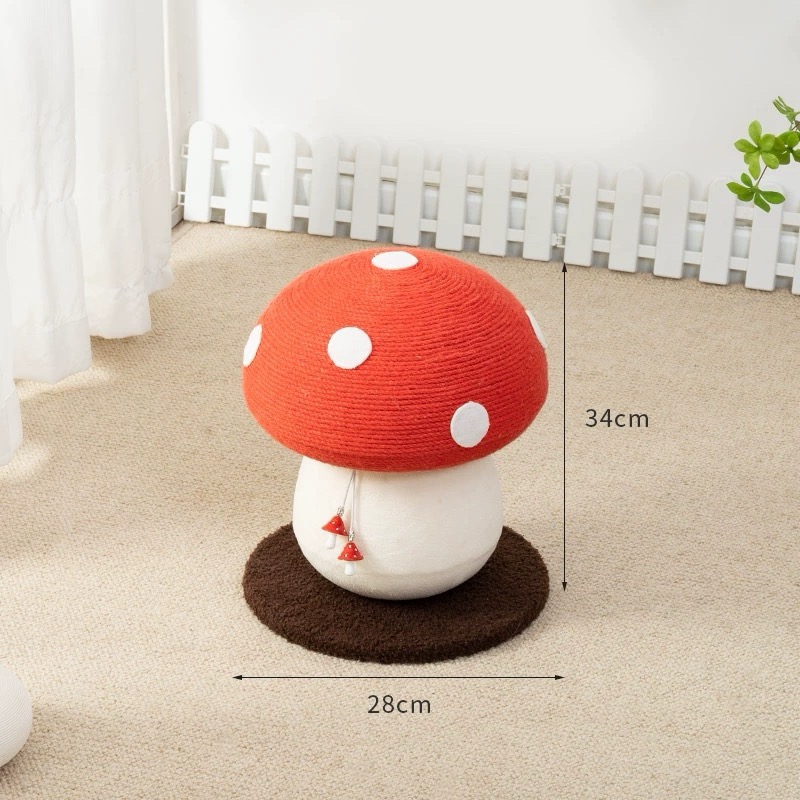 蘑菇造型貓抓柱-規格圖7