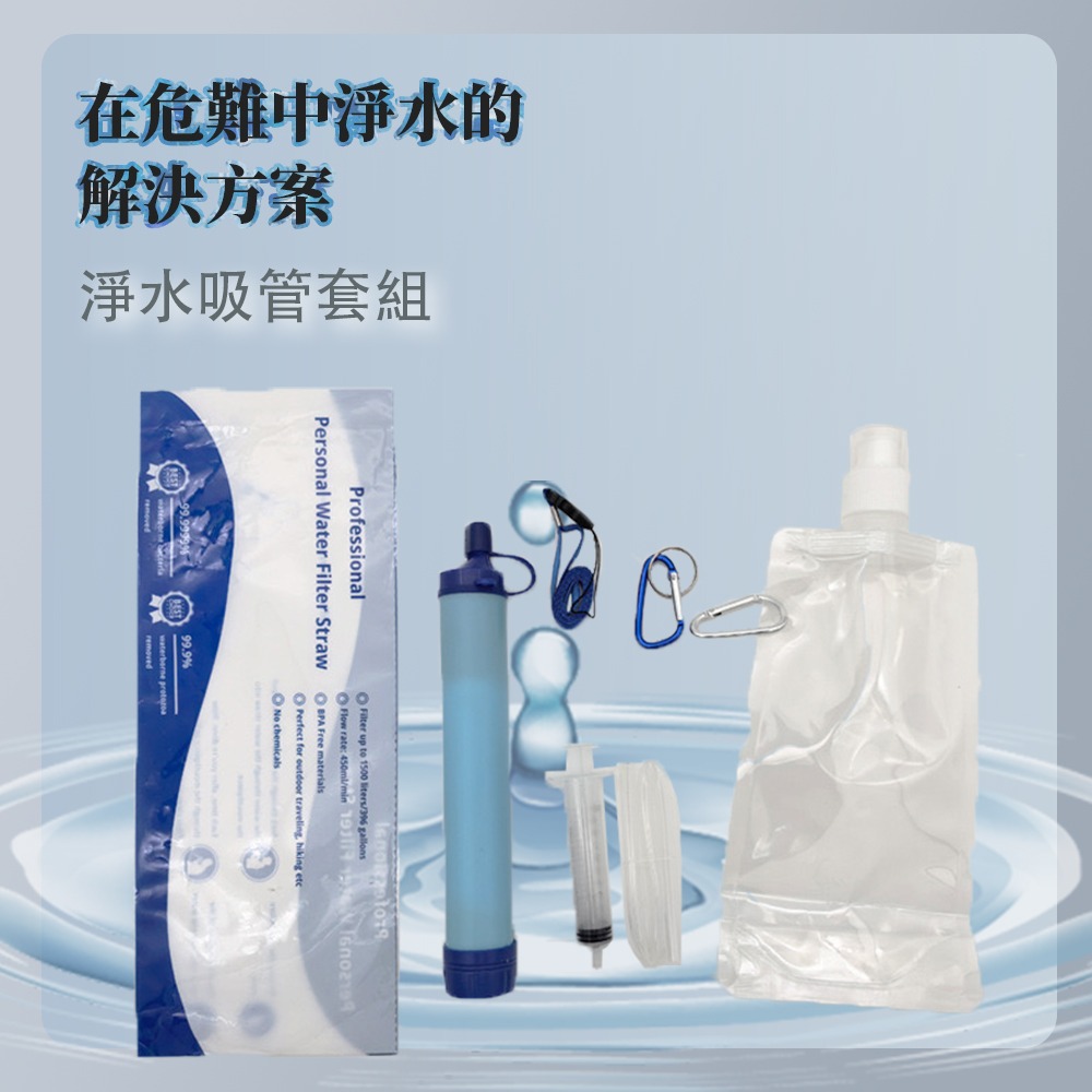 MCTT｜萬用維生應急包九合一｜三人份 防災 應急 發電 收音機 濾水器 戰術止血帶-細節圖11