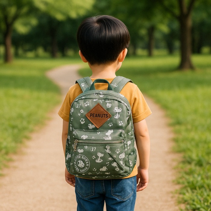 『國際航空版真品輸入』史努比兒童背包-細節圖2