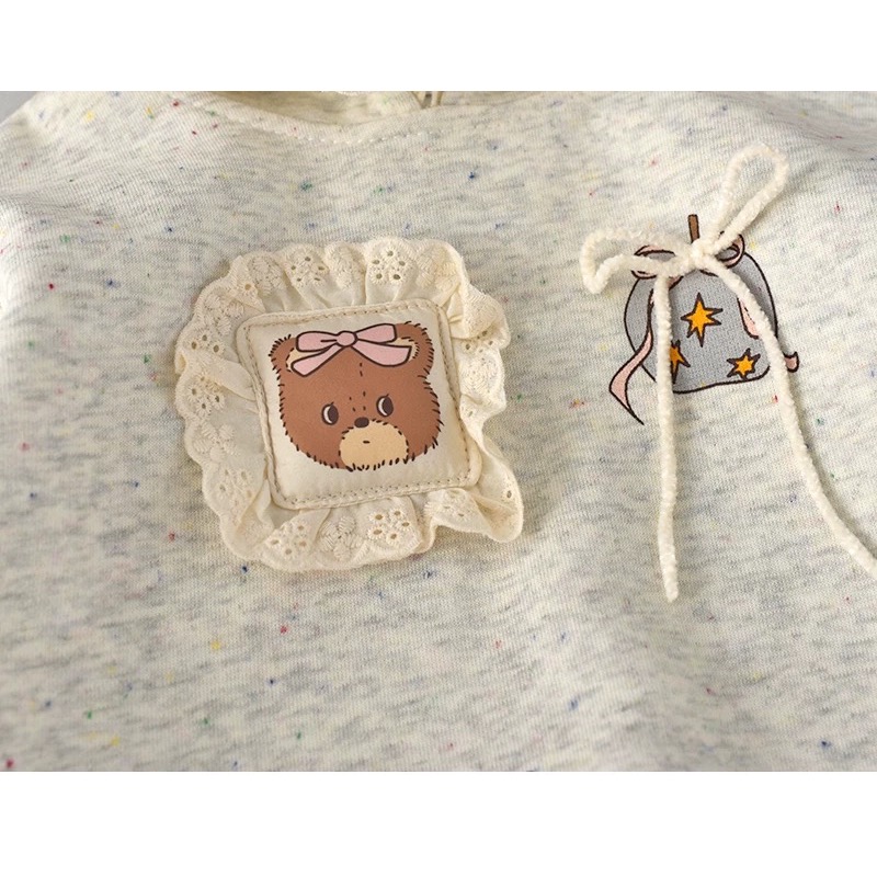 蕾絲花邊帽T-細節圖4