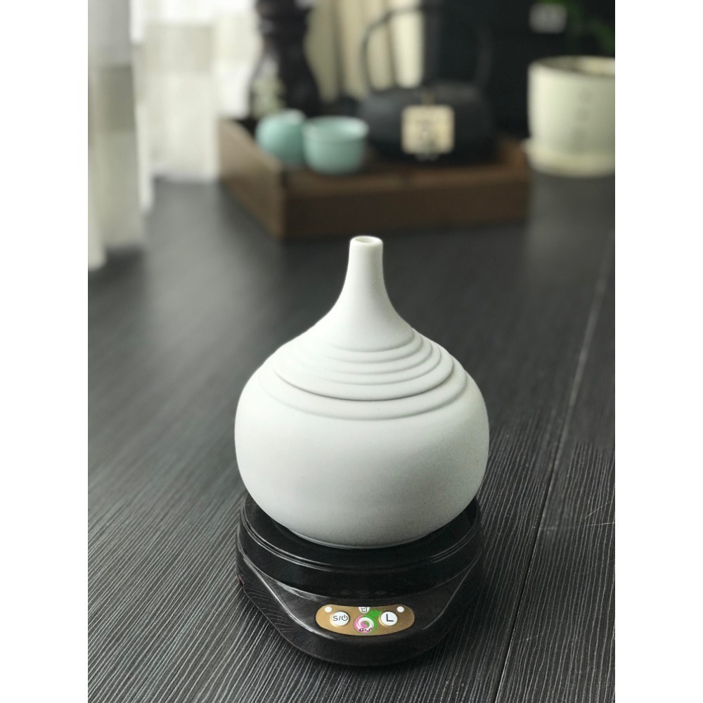 生活方程式 香氛機 水氧機 | 陶瓷葫蘆負離子香氛水氧機 | 白 (上/下燈)-細節圖3