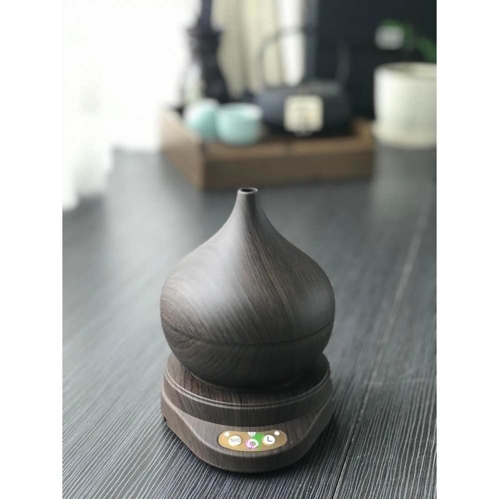 生活方程式 香氛機 水氧機 | 塑安葫蘆負離子香氛水氧機 | 黑木紋 (上燈)-細節圖3