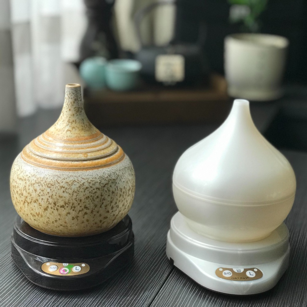 生活方程式 香氛機 水氧機 | 陶瓷葫蘆/塑安葫蘆 負離子香氛水氧機 | 陶仿金(上燈)/塑安珍珠白(下燈)-細節圖4