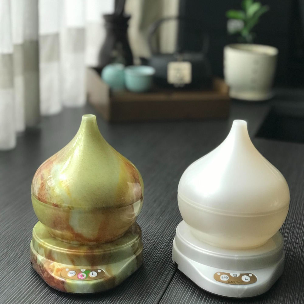 生活方程式 香氛機 水氧機 | 塑安葫蘆負離子香氛水氧機 | 珍珠白 (下燈) / 翠玉 (上燈)-細節圖3