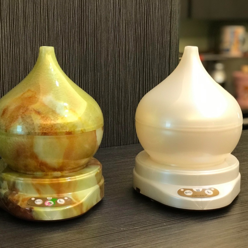 生活方程式 香氛機 水氧機 | 塑安葫蘆負離子香氛水氧機 | 珍珠白 (下燈) / 翠玉 (上燈)-細節圖4
