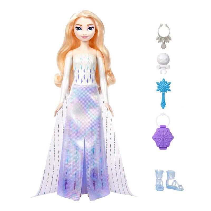 ［預購］美國代購🇺🇸迪士尼系列  MATTEL 冰雪奇緣 ELSA Spin & Reveal 娃娃-細節圖2
