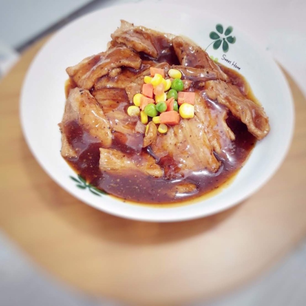 全心鮮魚丸_黑胡椒豬柳【總重量300g】加熱即食用、料理包調理包、拜拜快速好料理-細節圖2