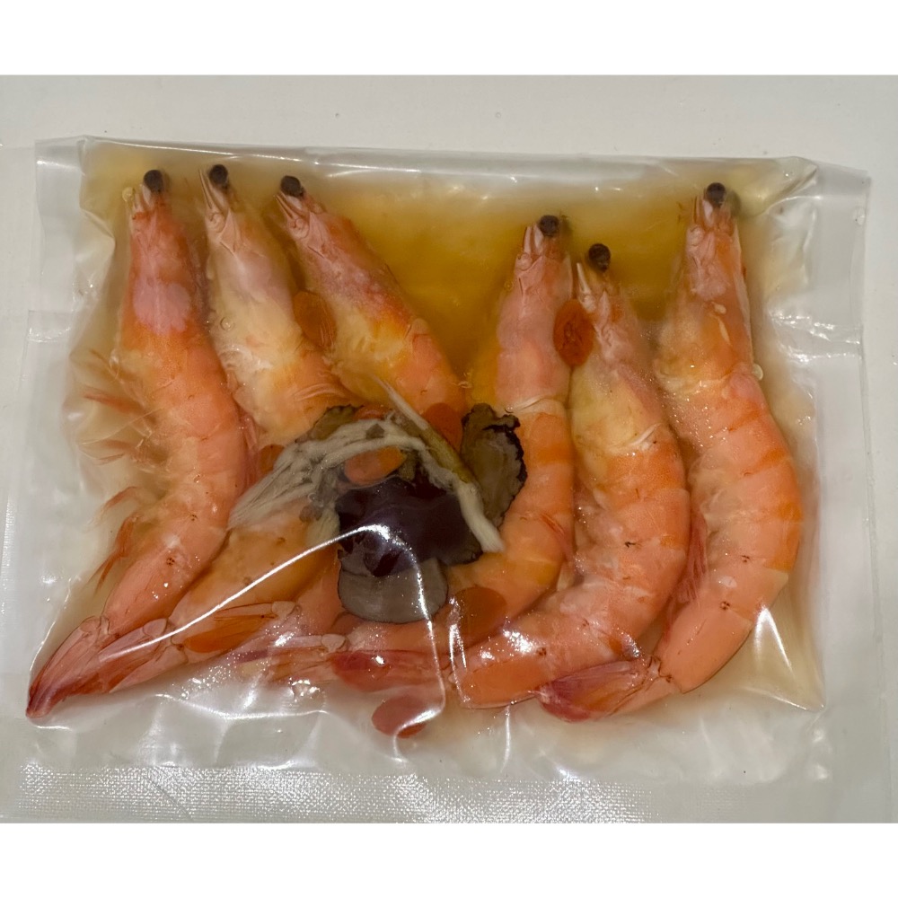全心鮮魚丸_紹興醉大蝦【總重量300g】退冰即可食用 （蝦子6隻）快速又方便-細節圖3
