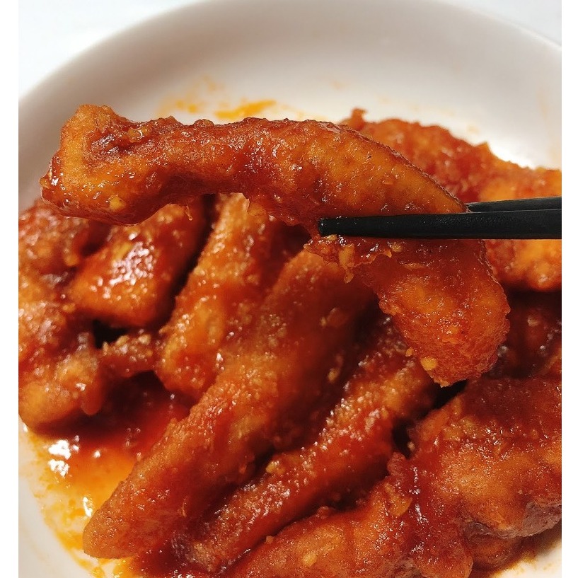 全心鮮魚丸＿糖醋虱目魚條（無刺）【總重量350g】加熱即可食用、調理包料理包-細節圖2