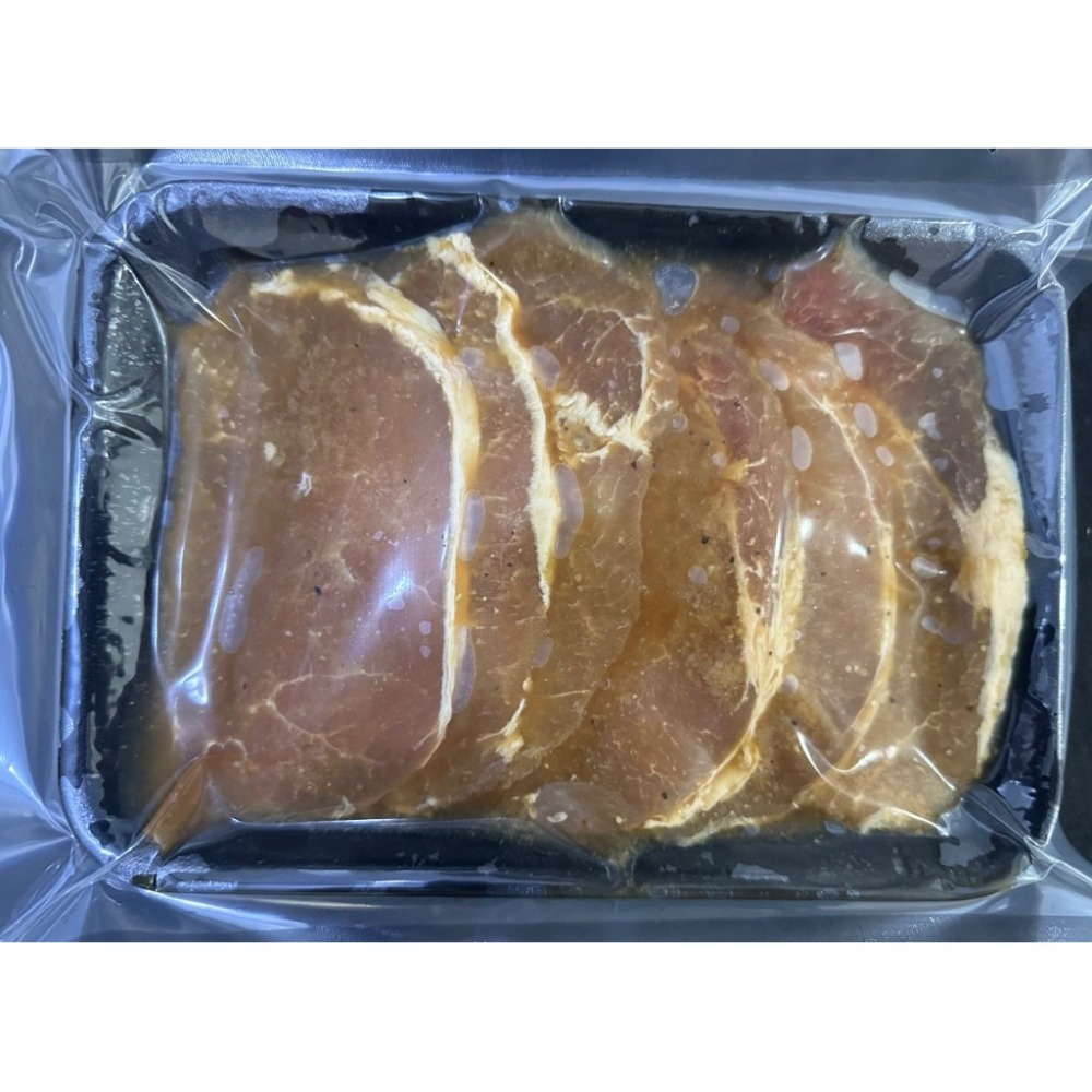 新品特價‼️全心鮮魚丸＿已醃製好調味好豬里肌肉 300g【約6片】中秋烤肉、香煎、氣炸都適合-細節圖2