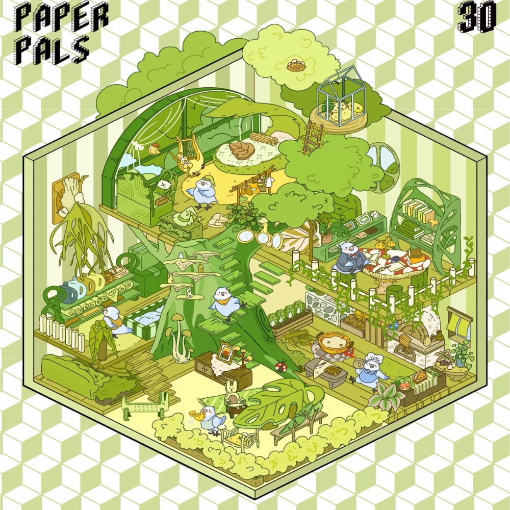 紙泡-奇想國第一彈造景貼紙-規格圖1