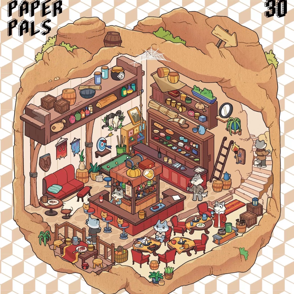 紙泡-奇想國第一彈造景貼紙-規格圖1