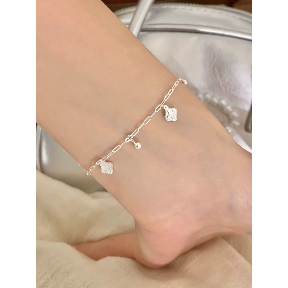 s925純銀幸運草手鏈-細節圖2