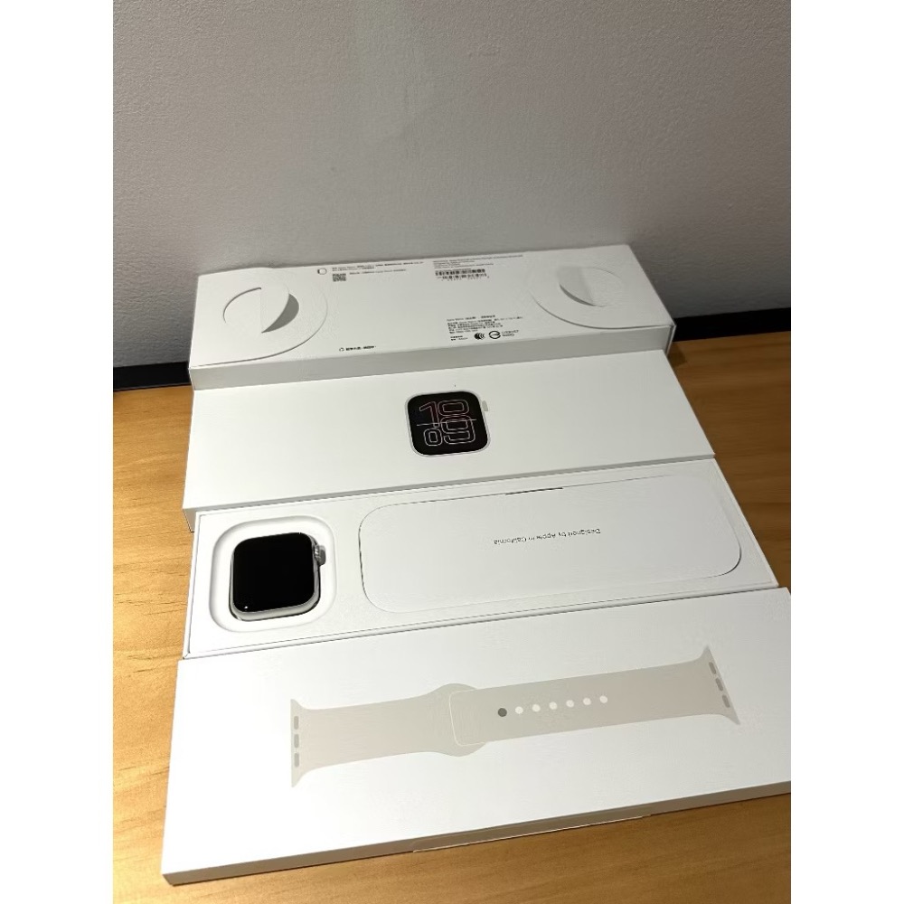 Apple Watch SE3 44mm星光🔋100%⛑️保固-2027/04│剛開通一週！│原廠電池│盒配完整-細節圖7
