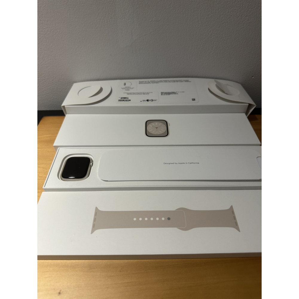 Apple Watch 8 41mm 星光🔋80%│盒配完整│螢幕無傷│外觀9成新│☁️好物雲3C-細節圖7