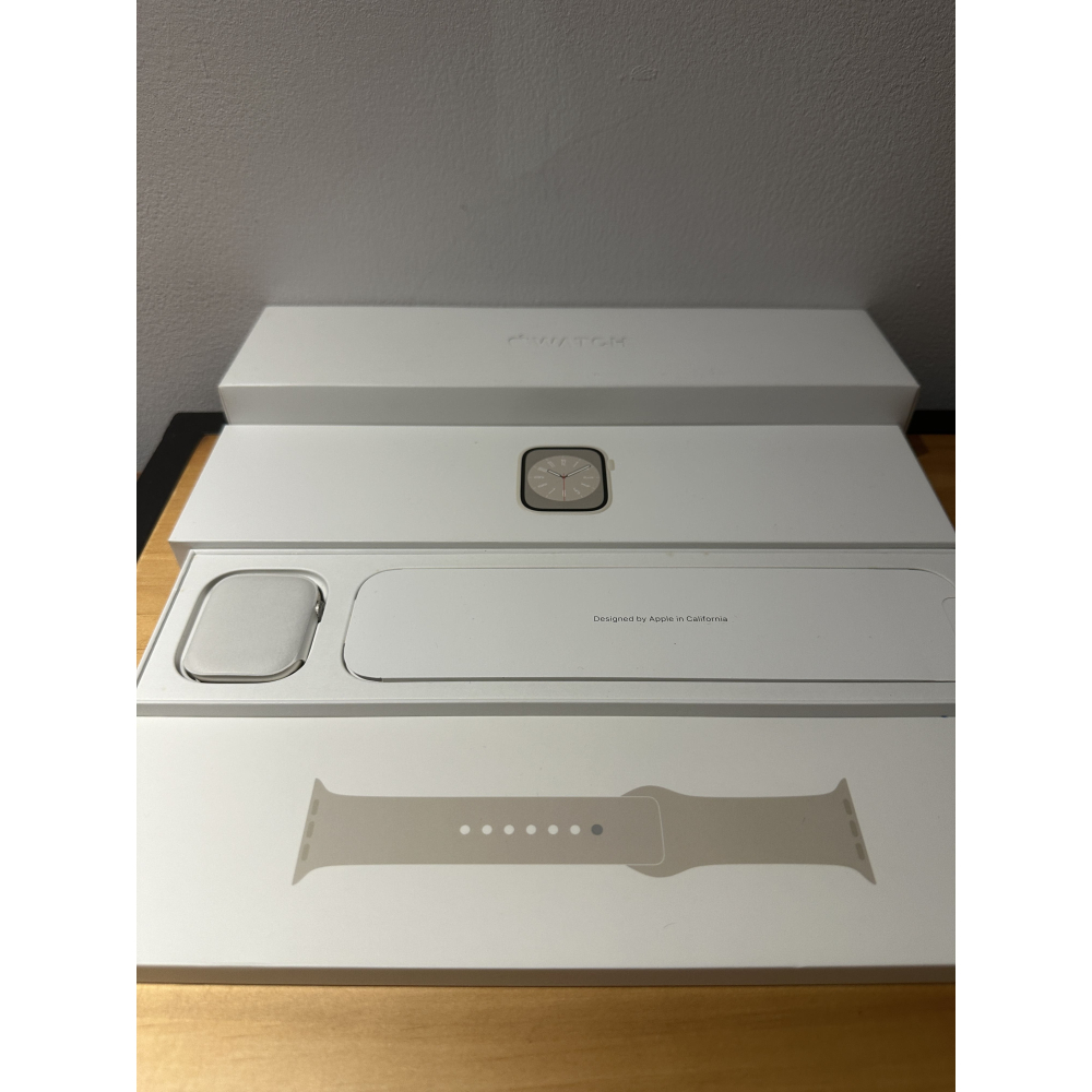 Apple Watch 8 45mm 星光🔋81%│盒配完整│TypeC快充│原廠電池│☁️好物雲3C-細節圖7