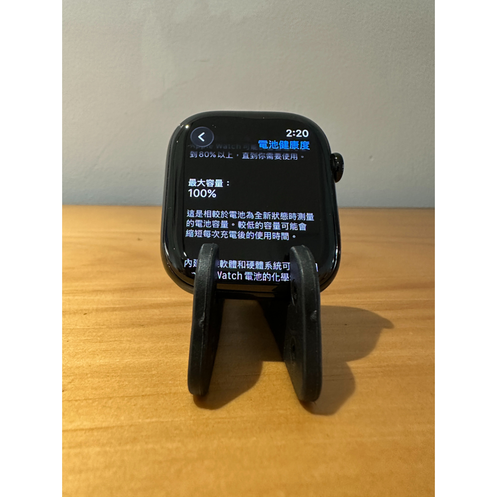 Apple Watch 11 46mm 黑🔋100%⛑️保固-2027/01│原廠電池│盒配完整│全新配件│外觀99新-細節圖2