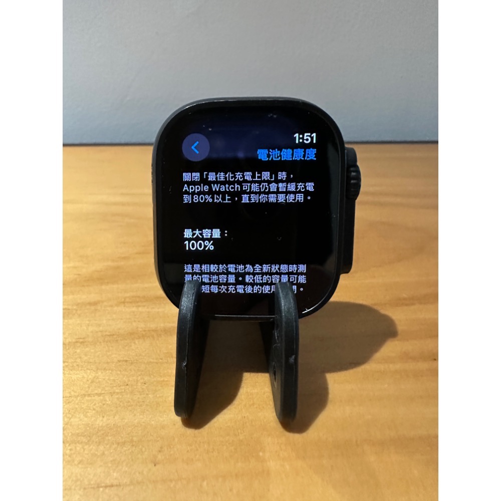 Apple Watch ultra2 49mm LTE黑🔋100%│9成新│盒配齊全│原廠電池-細節圖2
