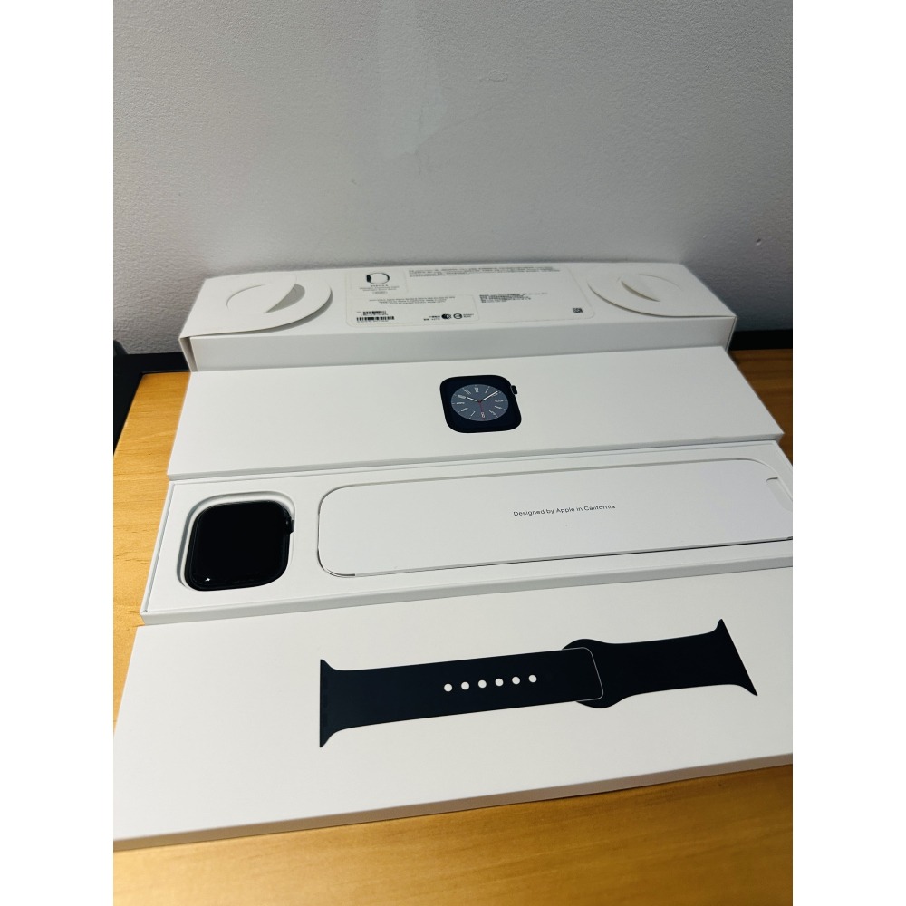 Apple Watch 8 45mm 午夜🔋89%│原廠電池│盒配完整│螢幕無傷│☁️好物雲3C-細節圖3